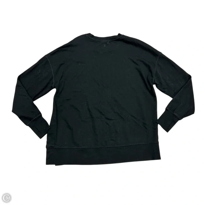 Athletic Sweatshirt Crewneck By Sweaty Betty In Black, Size: S