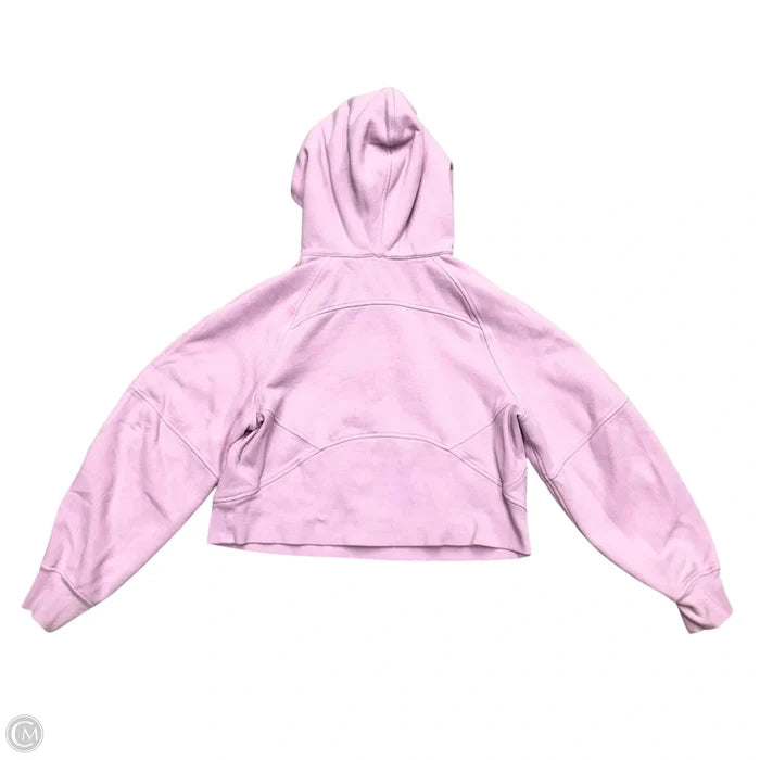 Athletic Sweatshirt Hoodie By Lululemon In Pink, Size: XS/S