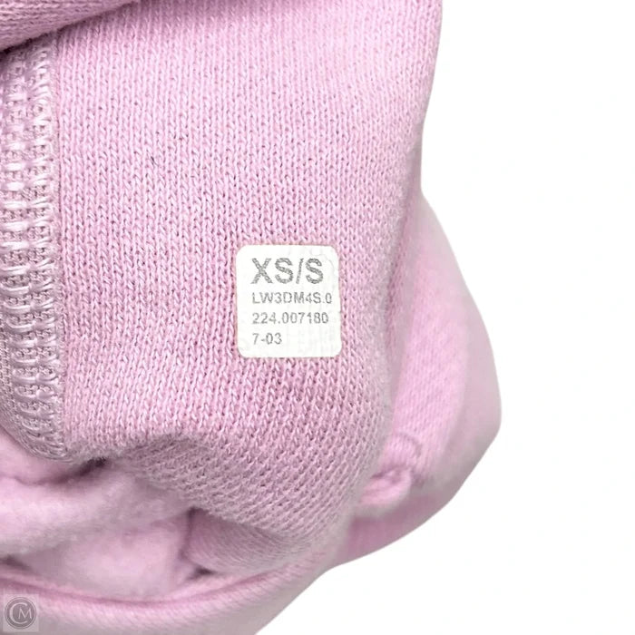 Athletic Sweatshirt Hoodie By Lululemon In Pink, Size: XS/S
