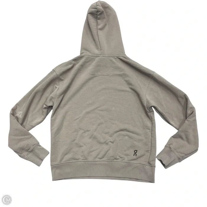 Athletic Sweatshirt Hoodie By On Cloud In Tan, Size: Xs