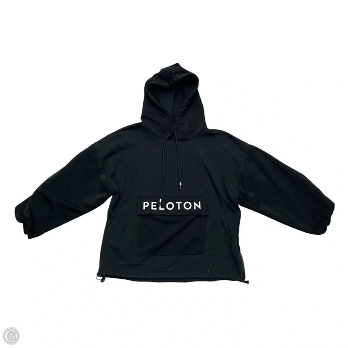Athletic Sweatshirt Hoodie By Peloton In Black, Size: M