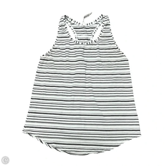 Athletic Tank Top By Lululemon In Black & White, Size: S