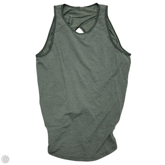Athletic Tank Top By Lululemon In Green, Size: Xs