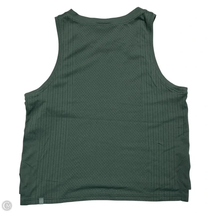 Athletic Tank Top By Lululemon In Green, Size: Xs