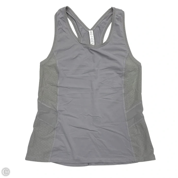 Athletic Tank Top By Lululemon In Grey, Size: S