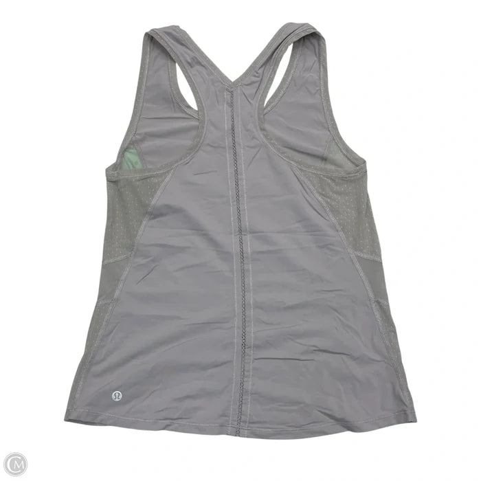 Athletic Tank Top By Lululemon In Grey, Size: S