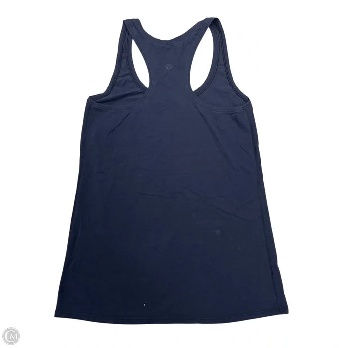 Athletic Tank Top By Lululemon In Navy, Size: M