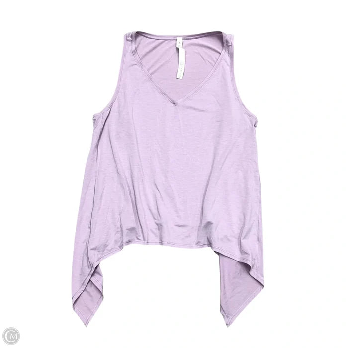Athletic Tank Top By Lululemon In Purple, Size: M