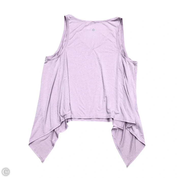 Athletic Tank Top By Lululemon In Purple, Size: M