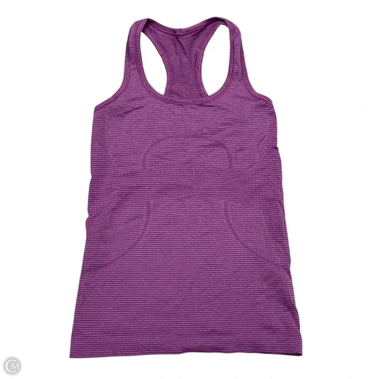 Athletic Tank Top By Lululemon In Purple, Size: S