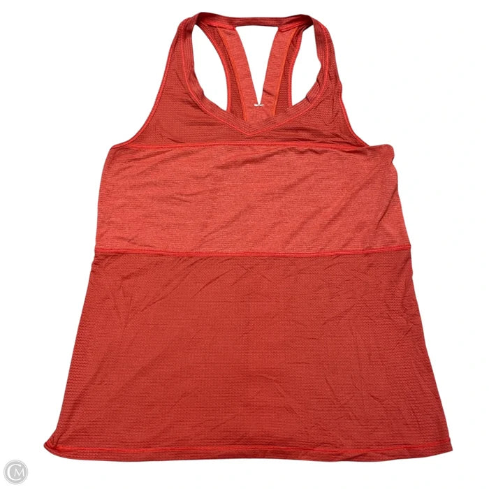 Athletic Tank Top By Lululemon In Red, Size: S