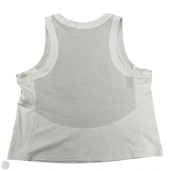 Athletic Tank Top By Lululemon In White, Size: M