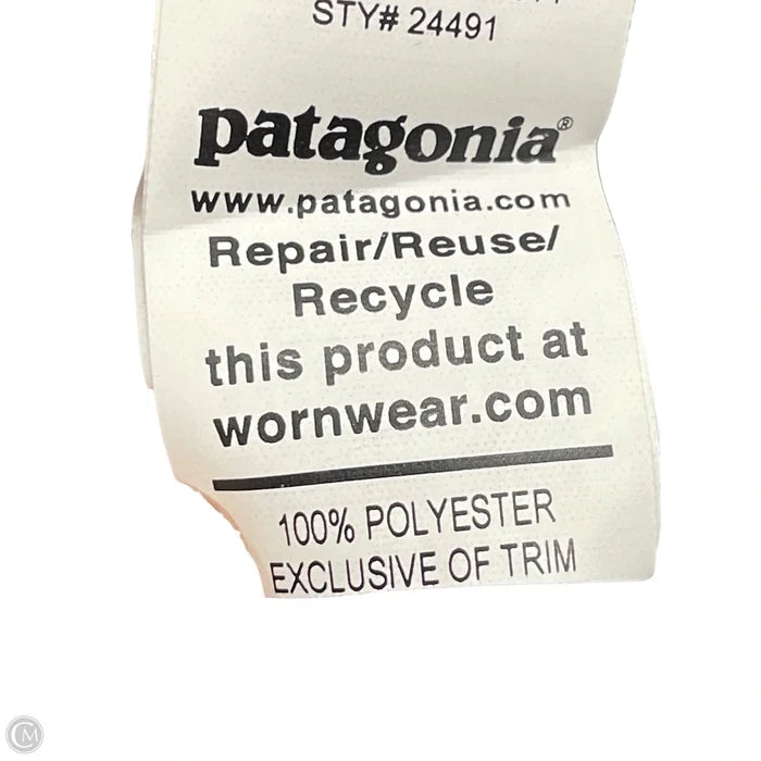 Athletic Top Long Sleeve Crewneck By Patagonia In Blue, Size: M