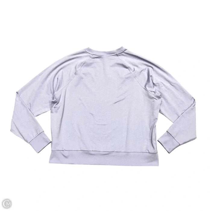 Athletic Top Long Sleeve Crewneck By Vuori In Blue, Size: S