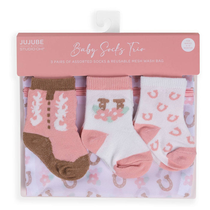 Baby Socks Trio - Bloomin' Boot