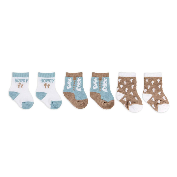 Baby Socks Trio - Howdy Partner Blue