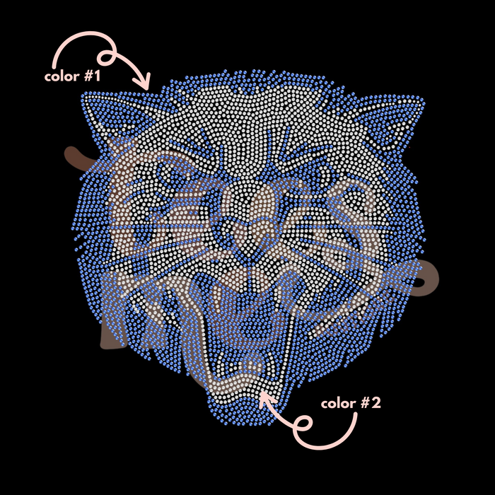 Bearcat Mascot SPANGLE TRANSFER