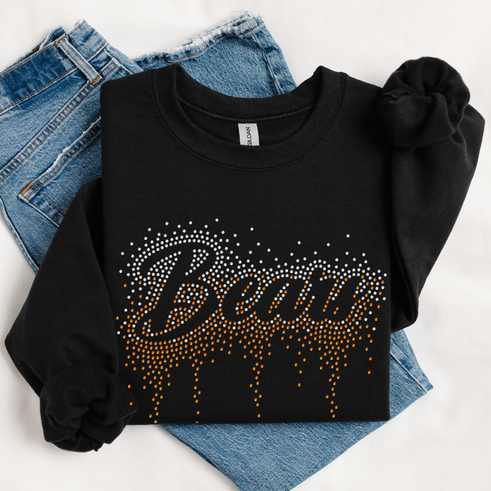 Bears Ombre Drip RHINESTONE TRANSFER