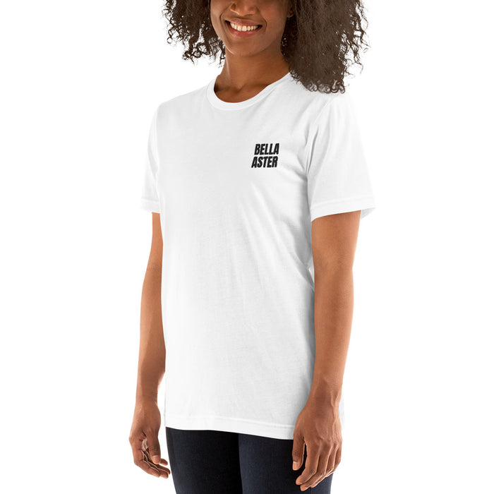 Bella Aster White Unisex T-Shirt