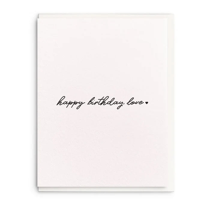 Birthday Love Card | Dahlia Press