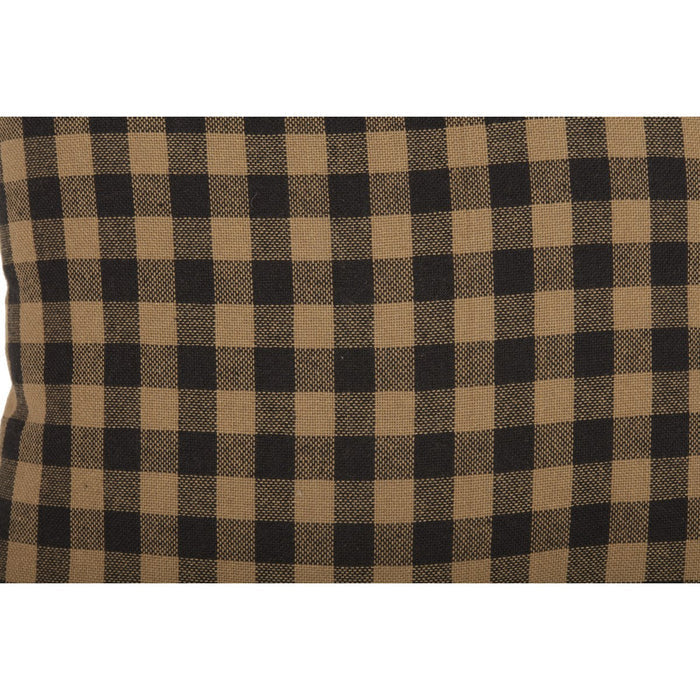Black Check 12" Pillow-Lange General Store