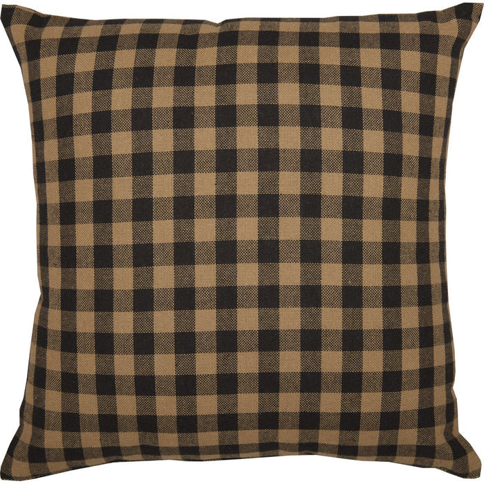 Black Check Prim Blessings Pillow-Lange General Store