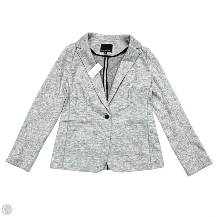 Blazer By Banana Republic In Grey, Size: M