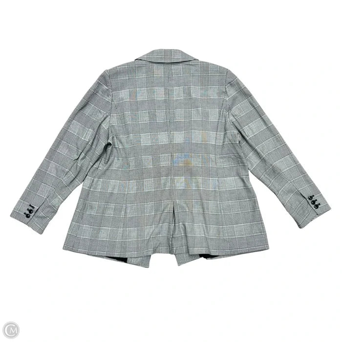 Blazer By Lane Bryant In Black & White, Size: 1Xp