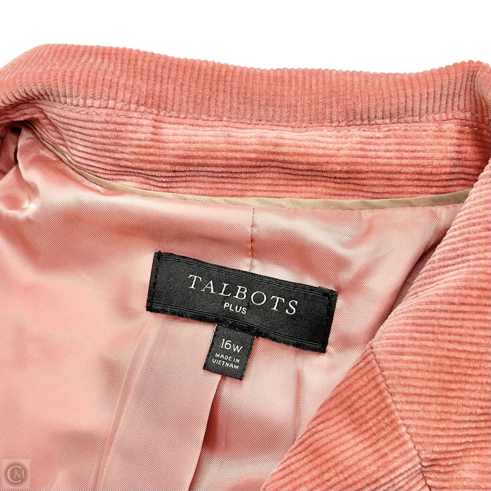 Blazer By Talbots In Pink, Size: Xl