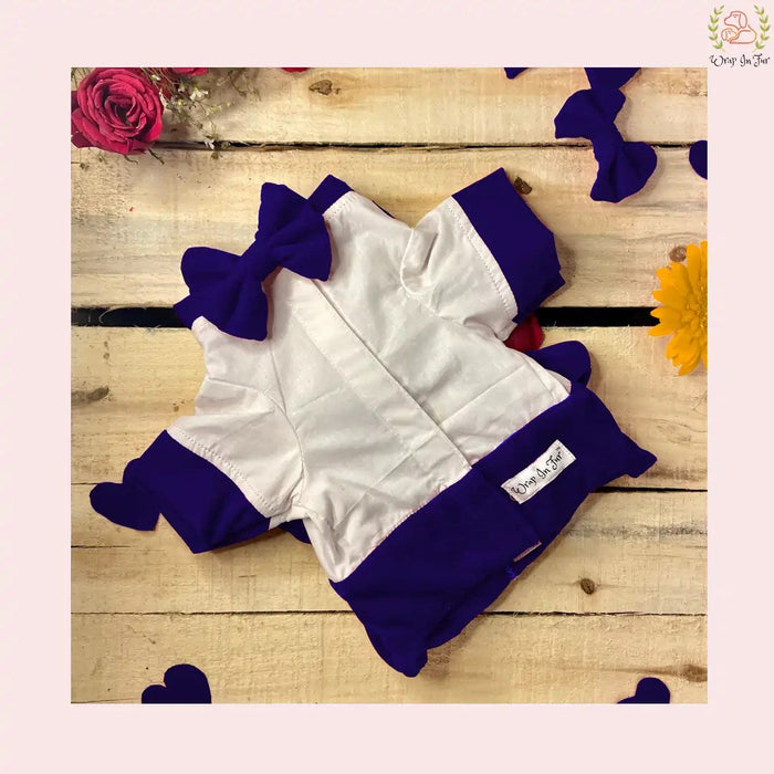 Blue Sailor Dog Dress
