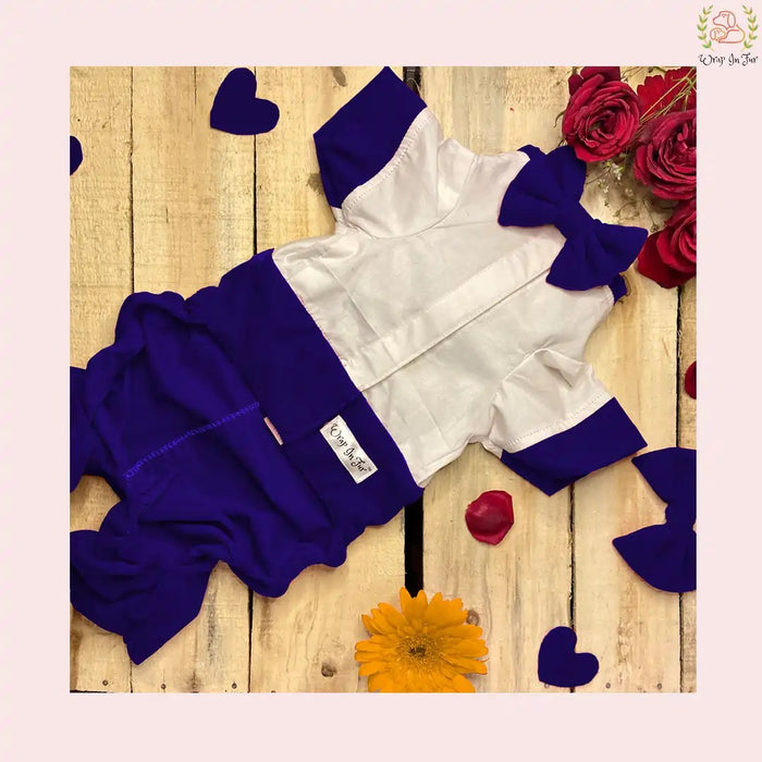 Blue Sailor Dog Dress