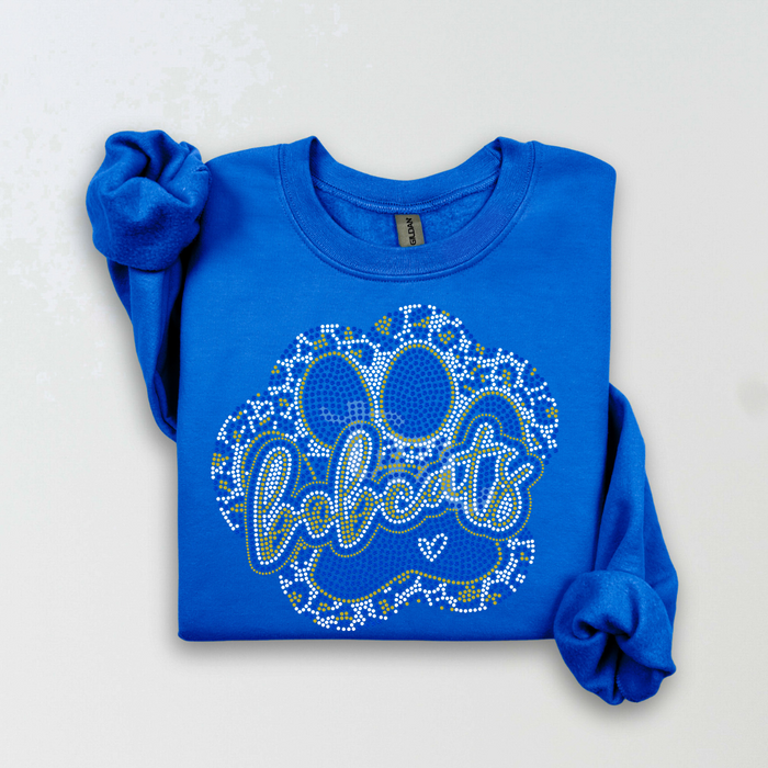 Bobcats Leopard Paw SPANGLE TRANSFER