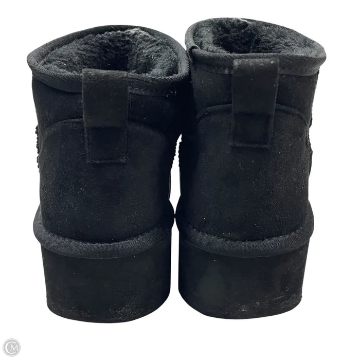 Boots Ankle Flats By Soda In Black, Size: 10