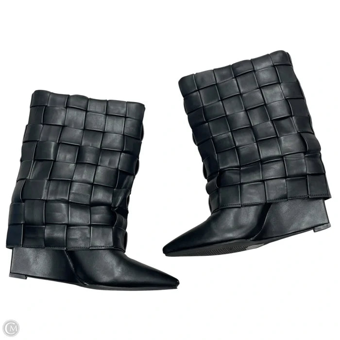 Boots Ankle Heels By Azalea Wang In Black, Size: 9