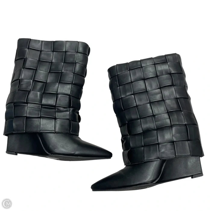 Boots Ankle Heels By Azalea Wang In Black, Size: 9