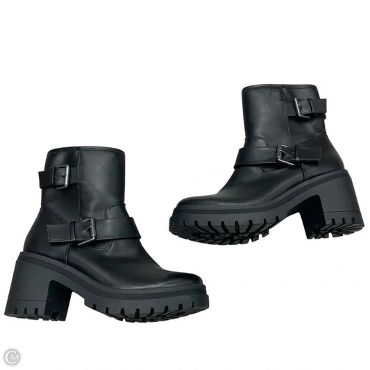 Boots Ankle Heels By Esprit In Black, Size: 7