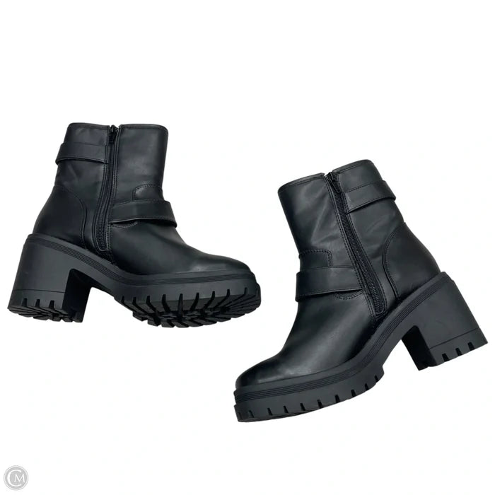 Boots Ankle Heels By Esprit In Black, Size: 7