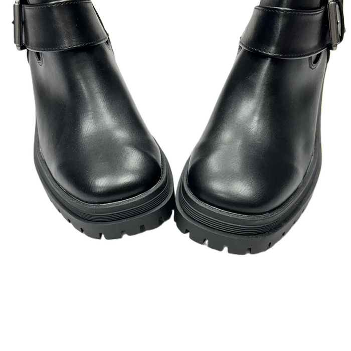 Boots Ankle Heels By Esprit In Black, Size: 7