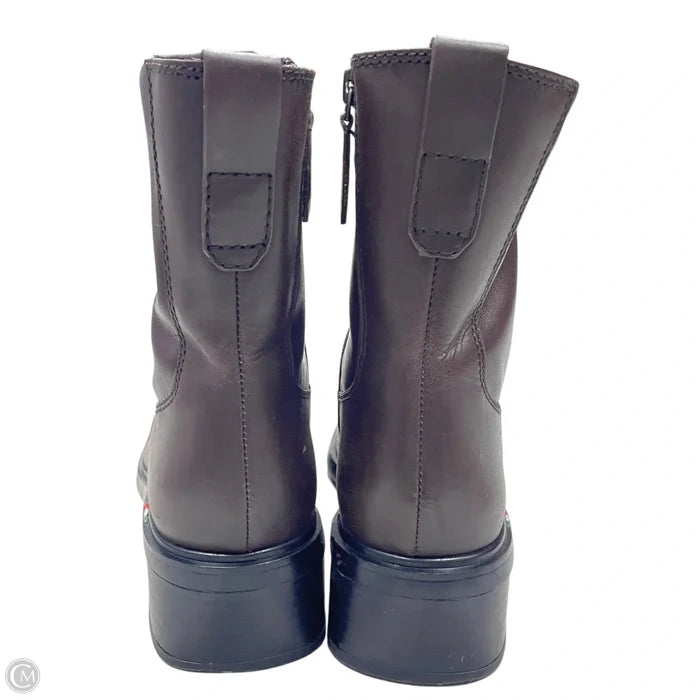 Boots Ankle Heels By Franco Sarto In Brown, Size: 7.5