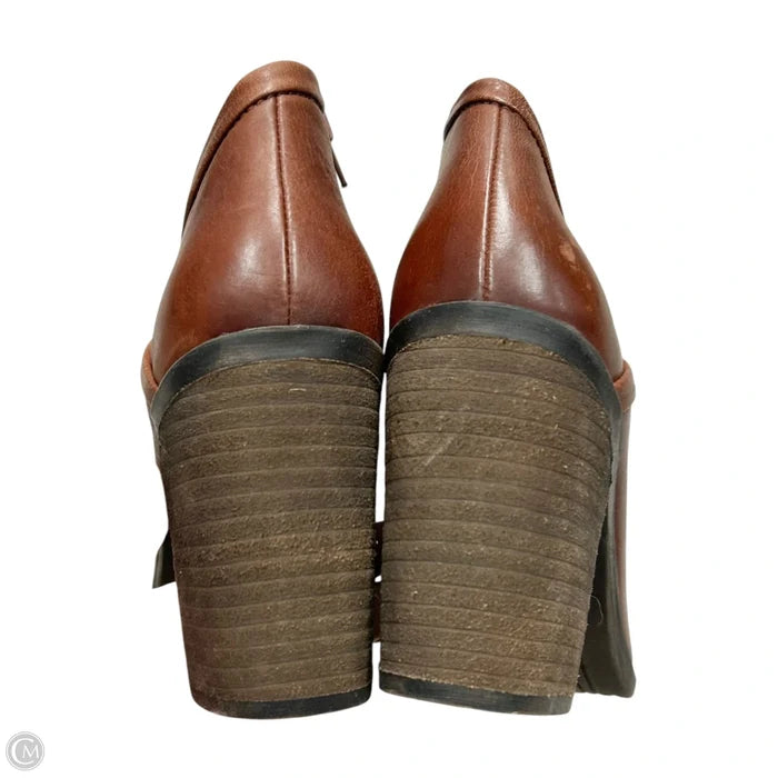 Boots Ankle Heels By Lucky Brand In Brown, Size: 8.5