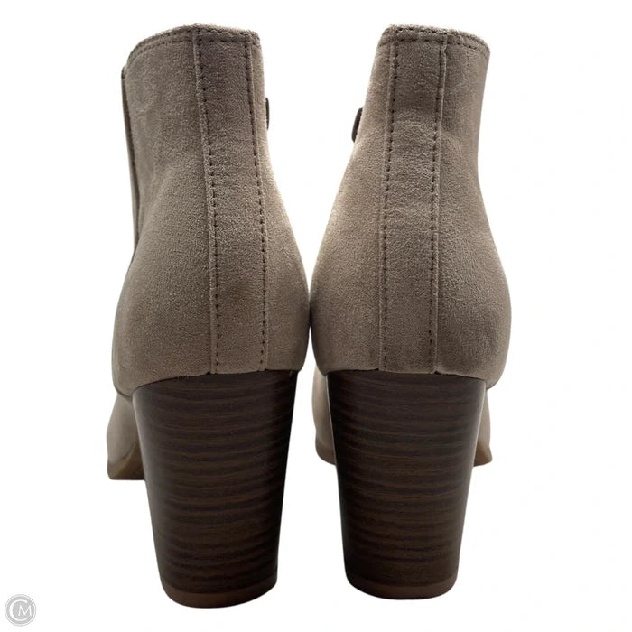 Boots Ankle Heels By Old Navy In Taupe, Size: 6