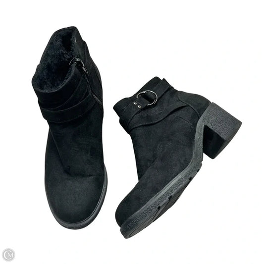 Boots Ankle Heels By Primark In Black, Size: 8w