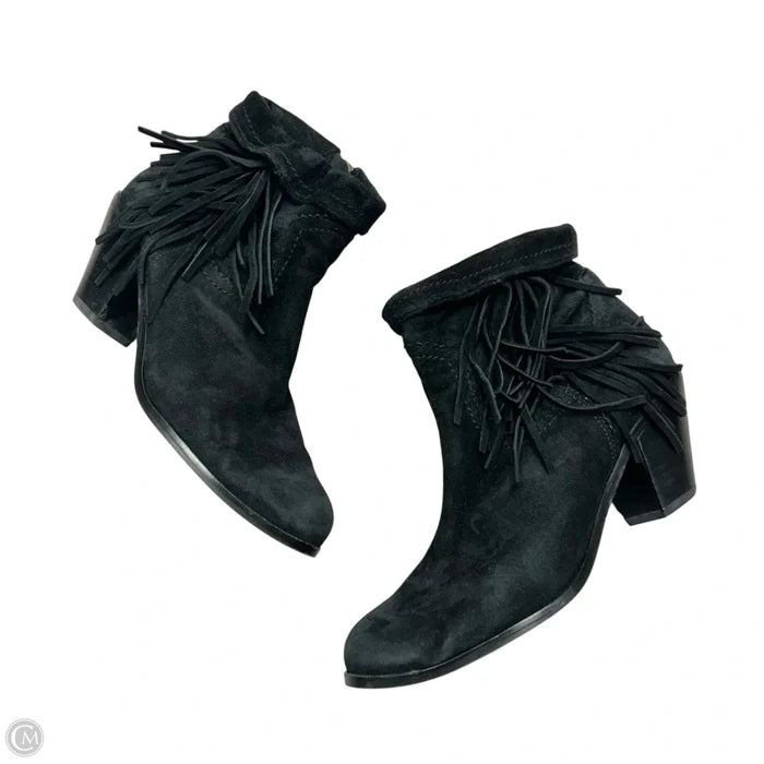 Boots Ankle Heels By Sam Edelman In Black, Size: 8