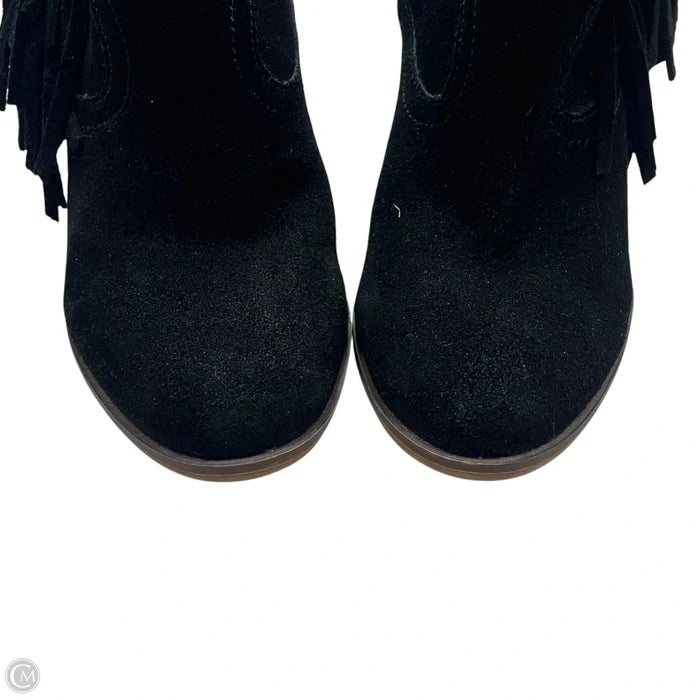 Boots Ankle Heels By Steve Madden In Black, Size: 7