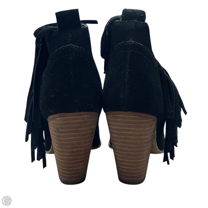 Boots Ankle Heels By Steve Madden In Black, Size: 7