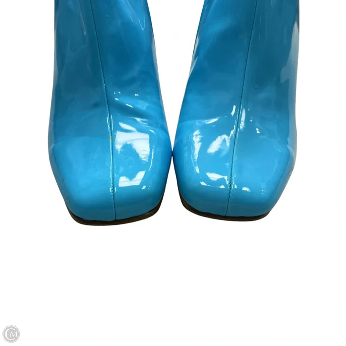 Boots Ankle Heels By Steve Madden In Blue, Size: 8.5