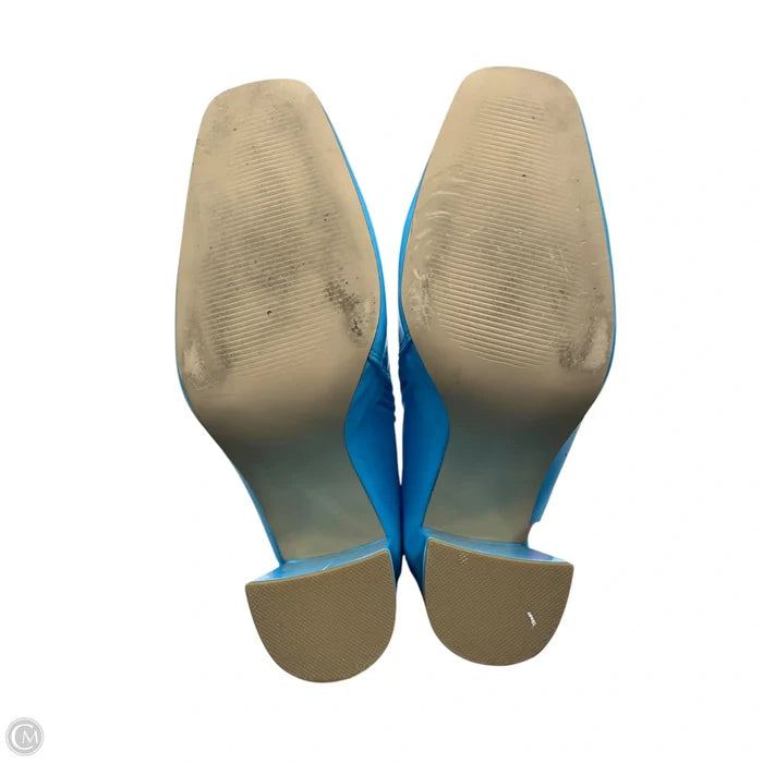 Boots Ankle Heels By Steve Madden In Blue, Size: 8.5