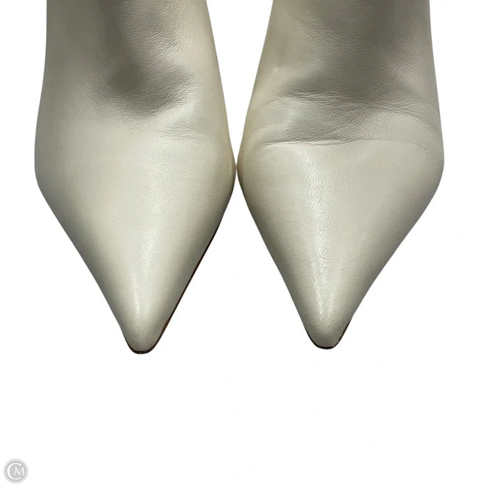 Boots Ankle Heels By Vince Camuto In Cream, Size: 8.5