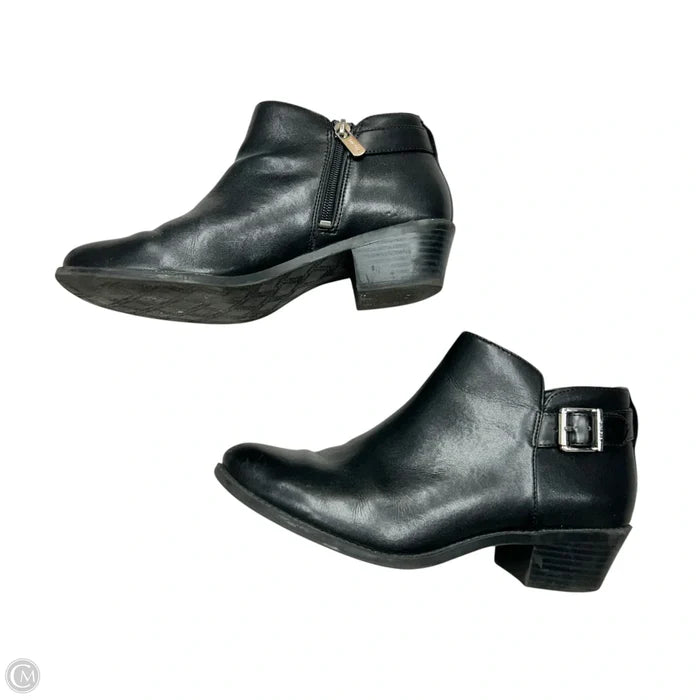 Boots Ankle Heels By Vionic In Black, Size: 8