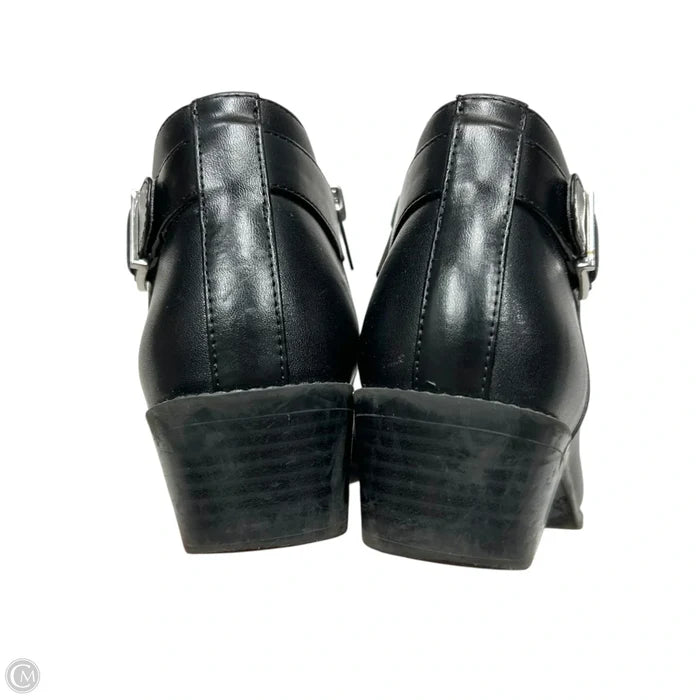 Boots Ankle Heels By Vionic In Black, Size: 8